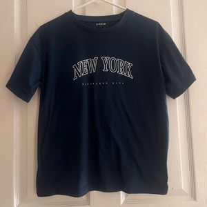 Blue New York Tee